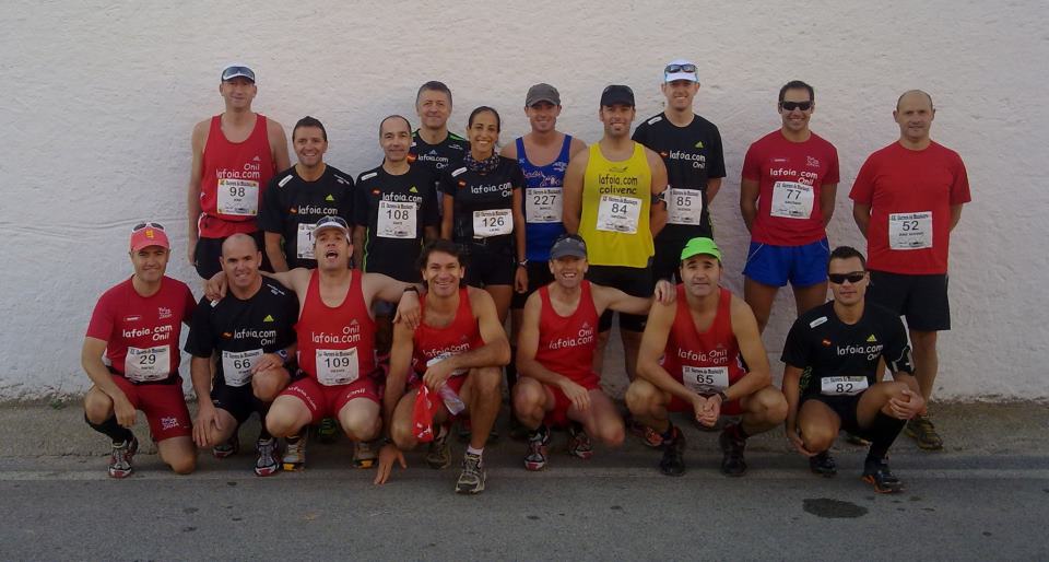 Miembros de lafoia.com que hicieron la carrera de Beneixama